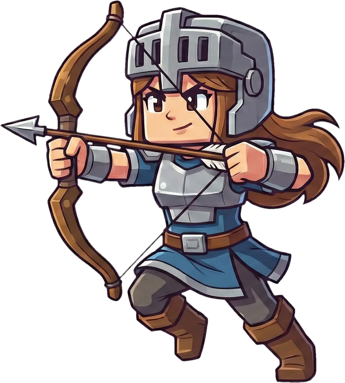 Minecraft character illustration